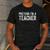 Pretend I'm A Teacher Shirt Adult Kids Men Women Costume Men's Casual T-Shirt Dark Grey