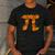 Pumpkin Pi Math Teacher Halloween Costume Geometry Men's Casual T-Shirt Dark Grey Pumpkin Pi Math Teacher Halloween Costume Geometry Men's Casual T-Shirt Dark Grey