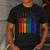 Rainbow Roygbiv Kids Artist Costume Art Teacher Men's Casual T-Shirt Dark Grey Rainbow Roygbiv Kids Artist Costume Art Teacher Men's Casual T-Shirt Dark Grey