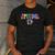 Retro Checkered Special Education Teacher Back To School Men's Casual T-Shirt Dark Grey