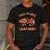 Retro Fall In Love With Learning Autumn Pumpkin Teacher Men's Casual T-Shirt Dark Grey