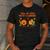 Retro Fall In Love With Learning Autumn Pumpkin Teacher Men's Casual T-Shirt Dark Grey