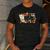 Retro Grovvy Coffee Teach Repeat Teacher Men's Casual T-Shirt Dark Grey Retro Grovvy Coffee Teach Repeat Teacher Men's Casual T-Shirt Dark Grey