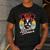 Retro Life Is Better With Boston Terrier Mom Dog Lover Men's Casual T-Shirt Dark Grey
