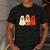 Retro Pencil Ghost Boo Spooky Teacher Halloween Costume Men's Casual T-Shirt Dark Grey Retro Pencil Ghost Boo Spooky Teacher Halloween Costume Men's Casual T-Shirt Dark Grey