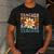 Retro Teacher Daisy Colorful Elementary School Teacher Men's Casual T-Shirt Dark Grey Retro Teacher Daisy Colorful Elementary School Teacher Men's Casual T-Shirt Dark Grey