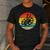 Retro Vintage Paint Palette Costume Artist Art Teacher Men Women Men's Casual T-Shirt Dark Grey