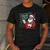 Santa Teacher 67 Math Christmas Xmas Holiday Number 67 Men's Casual T-Shirt Dark Grey
