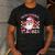 Santa's Favorite Teacher Groovy Christmas Teacher Boys Girls Men's Casual T-Shirt Dark Grey