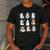 Science Teacher Ghost Laboratory Halloween Teacher Men's Casual T-Shirt Dark Grey