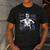 Science Teacher Halloween Skeleton Scientist Chemistry Men's Casual T-Shirt Dark Grey