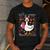 Silly Goose Teacher Club Animal Lover Groovy Teacher Men's Casual T-Shirt Dark Grey