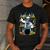 Skeleton Mad Scientist Halloween Costume Science Teacher Men's Casual T-Shirt Dark Grey Skeleton Mad Scientist Halloween Costume Science Teacher Men's Casual T-Shirt Dark Grey