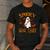 Spooky Science Teacher Ghost Halloween School Women Men's Casual T-Shirt Dark Grey
