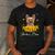 Sunflower Yorkie Mom Dog Lover Men's Casual T-Shirt Dark Grey