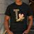 T Is For Teacher’s Aide Back To First Day Of School Leopard Men Women Girls Kids Men's Casual T-Shirt Dark Grey T Is For Teacher’s Aide Back To First Day Of School Leopard Men Women Girls Kids Men's Casual T-Shirt Dark Grey