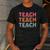 Teach Compassion Kindness Confidence For Teacher Men's Casual T-Shirt Dark Grey Teach Compassion Kindness Confidence For Teacher Men's Casual T-Shirt Dark Grey