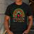 Teach Love Inspire Rainbow Leopard Cheetah Print Teacher Men's Casual T-Shirt Dark Grey Teach Love Inspire Rainbow Leopard Cheetah Print Teacher Men's Casual T-Shirt Dark Grey