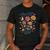 Teach Them Love Them Watch Them Grow Retro Teacher Floral Men's Casual T-Shirt Dark Grey Teach Them Love Them Watch Them Grow Retro Teacher Floral Men's Casual T-Shirt Dark Grey
