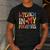I Teach In My Pajamas Retro Groovy Teacher Humor Men's Casual T-Shirt Dark Grey