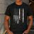 Teacher American Flag Teacher's Day Teaching Men's Casual T-Shirt Dark Grey Teacher American Flag Teacher's Day Teaching Men's Casual T-Shirt Dark Grey