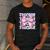 Teacher Bow Pencil Flowers Teacher Back To School Men's Casual T-Shirt Dark Grey