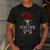 Teacher Gnome Xmas Family Matching Plaid Christmas Gnomes Men's Casual T-Shirt Dark Grey