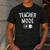 Teacher Mode On School Education Educator Men's Casual T-Shirt Dark Grey Teacher Mode On School Education Educator Men's Casual T-Shirt Dark Grey