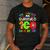 My Teacher Survived 100 Days Of Me 100 Days Of School Men's Casual T-Shirt Dark Grey