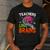 Teachers Love Brains Halloween 2025 Skeleton Costume Men's Casual T-Shirt Dark Grey