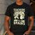 Teachers Love Brains Halloween Costume Boo Trick Teach Men's Casual T-Shirt Dark Grey