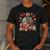 Thanksgiving Teacher Books Turkey Reading Book Men's Casual T-Shirt Dark Grey