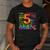Tie Dye 5th Grade Typography Team Fifth Grade Teacher For Men Women Girls Kids Men's Casual T-Shirt Dark Grey