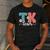 TK Team Back To School Teachers Students Team TK Men's Casual T-Shirt Dark Grey TK Team Back To School Teachers Students Team TK Men's Casual T-Shirt Dark Grey