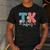 TK Vibes Back To School Teachers Students TK Team Men's Casual T-Shirt Dark Grey