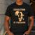 History Education Is Freedom African Map Black Teacher Men's Casual T-Shirt Dark Grey History Education Is Freedom African Map Black Teacher Men's Casual T-Shirt Dark Grey