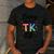 Transitional Kindergarten TK Teacher Men's Casual T-Shirt Dark Grey