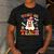 Trick Or Teach Cute Floral Ghost Teacher Halloween Costume Men's Casual T-Shirt Dark Grey Trick Or Teach Cute Floral Ghost Teacher Halloween Costume Men's Casual T-Shirt Dark Grey
