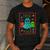 Trick Or Teach Neon Ghost Flower Teacher Spooky Halloween Men's Casual T-Shirt Dark Grey