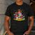 Turkey Reading Books Fall Season Thanksgiving Teacher Book Men's Casual T-Shirt Dark Grey Turkey Reading Books Fall Season Thanksgiving Teacher Book Men's Casual T-Shirt Dark Grey