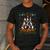 Ugly Sweater Christmas Tree Boston Terrier Dog Xmas Pajama Men's Casual T-Shirt Dark Grey