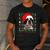 Ugly Xmas Sweater Santa Boston Terrier Dog Christmas For Men Women Kids Men's Casual T-Shirt Dark Grey