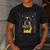 Vintage Boston Terrier Dog Men's Casual T-Shirt Dark Grey