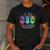 Vintage Are You Fall O Ween Directions Teacher Halloween Men's Casual T-Shirt Dark Grey