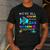 We'Re All Different But We Swim Together Elementary Teacher Men's Casual T-Shirt Dark Grey