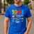 100 Days Of Living That 2nd Grade Life Boy Girl Teacher Men's Casual T-Shirt Royal Blue 100 Days Of Living That 2nd Grade Life Boy Girl Teacher Men's Casual T-Shirt Royal Blue