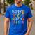 100 Days Of School Teacher And Student Men's Casual T-Shirt Royal Blue