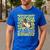 100th Day Of School Teacher Monkey Pun Banana For Men Women Girls Kids Men's Casual T-Shirt Royal Blue