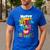 100th Day Of School Teachers Kids Child Happy 100 Days Men's Casual T-Shirt Royal Blue 100th Day Of School Teachers Kids Child Happy 100 Days Men's Casual T-Shirt Royal Blue
