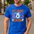 1st Grade Boo Crew First Grade Teacher Kids Happy Halloween Men's Casual T-Shirt Royal Blue